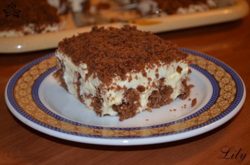 ШocolAdnыйpuroge (deSert) c neжnыm -havarnыm -kremom ...