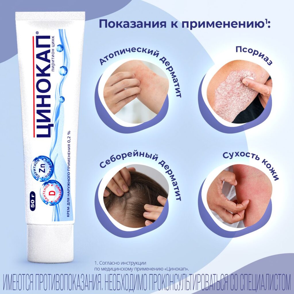 Цinocap, 0,2%, крэм, дель-naruжnogo oprimenenip