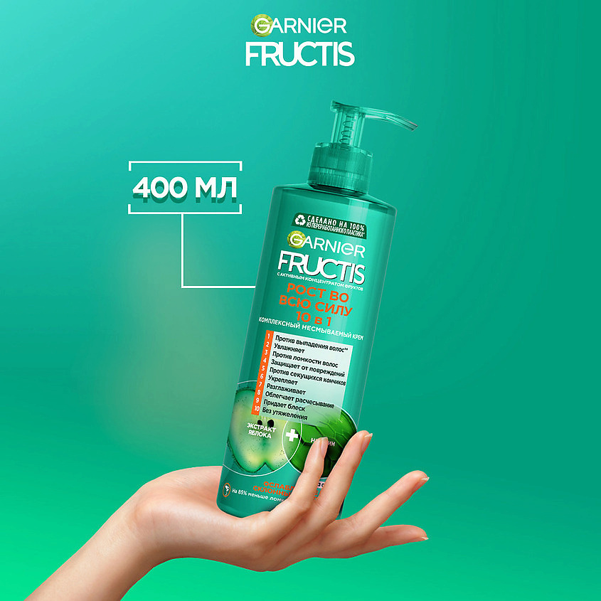 Garnier -krem -volos fructis trowoйnoe vossphtanovleonee 10- 1 апреля.