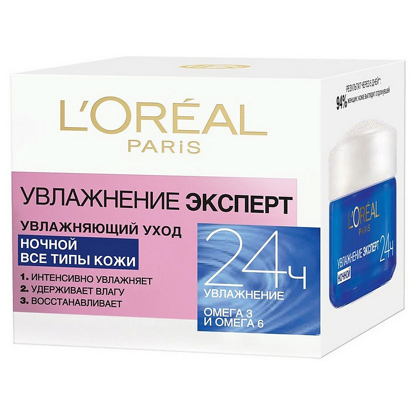 L'Oréal paris -krem -yliцa noчnoй yawhlaжnaющiй, дюр.