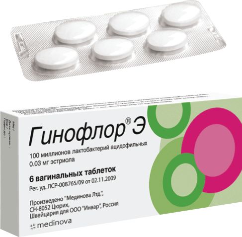 GINOFLOR э, Tatablekki -vahenalne, 6 шt (хauppt farma amaregegegegegegbх ...
